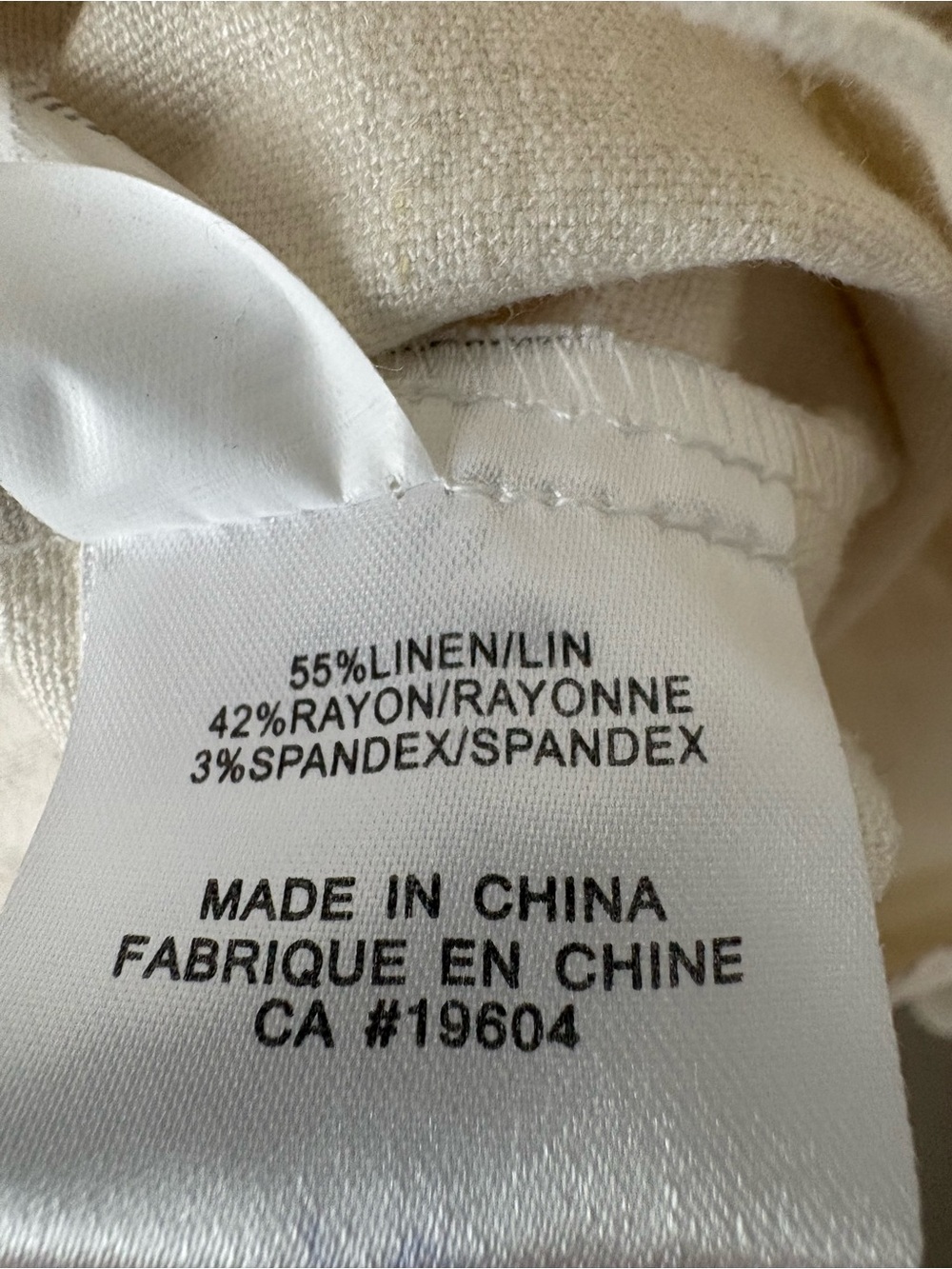 Linen Cream Blazer Jacket - Picture 11 of 13